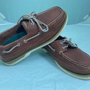 Sperry Topsider Mako Leather Boat Shoe 10.5M